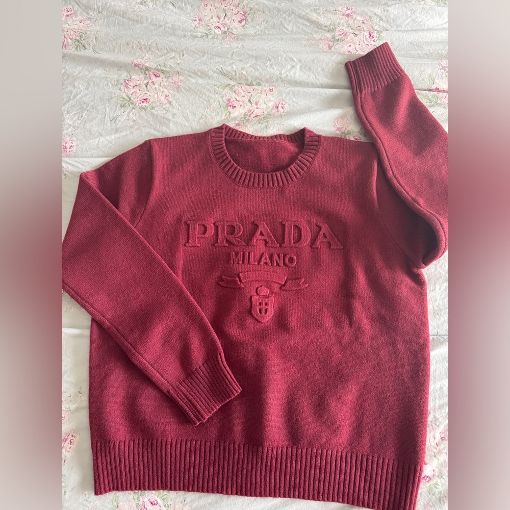 Prada Women's Red Sweater S